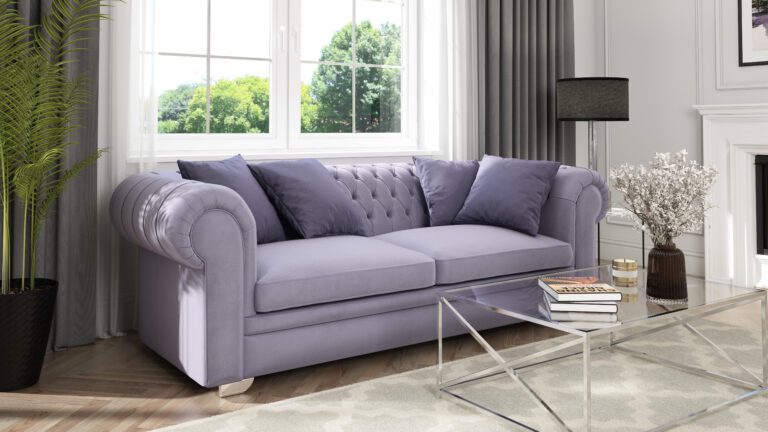 Sofa w kolorze purpury - Royal Nastex