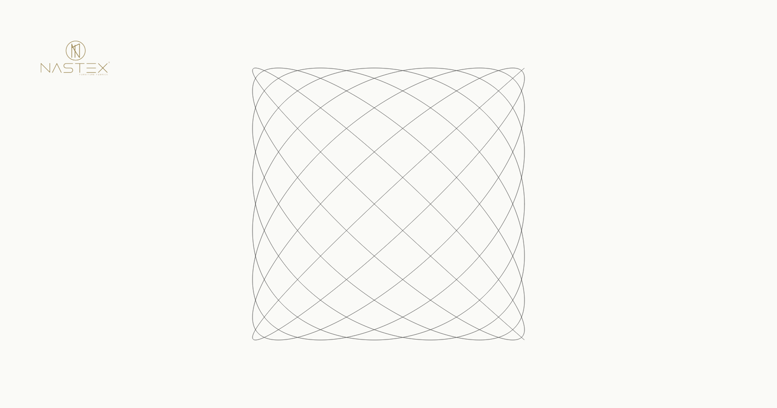 figura Lissajous na minimalistycznym tle